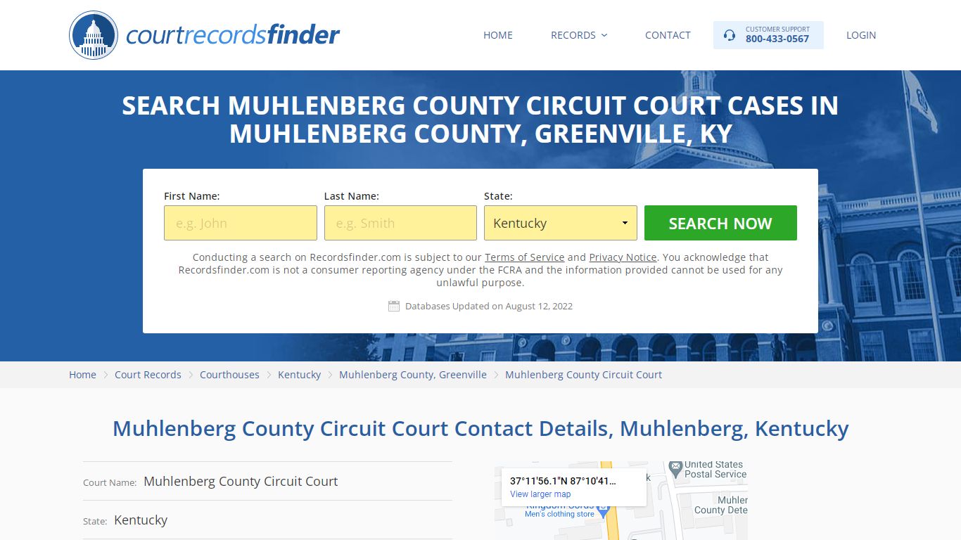 Muhlenberg County Circuit Court Case Search - Muhlenberg ...